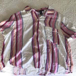 Cropped button down.